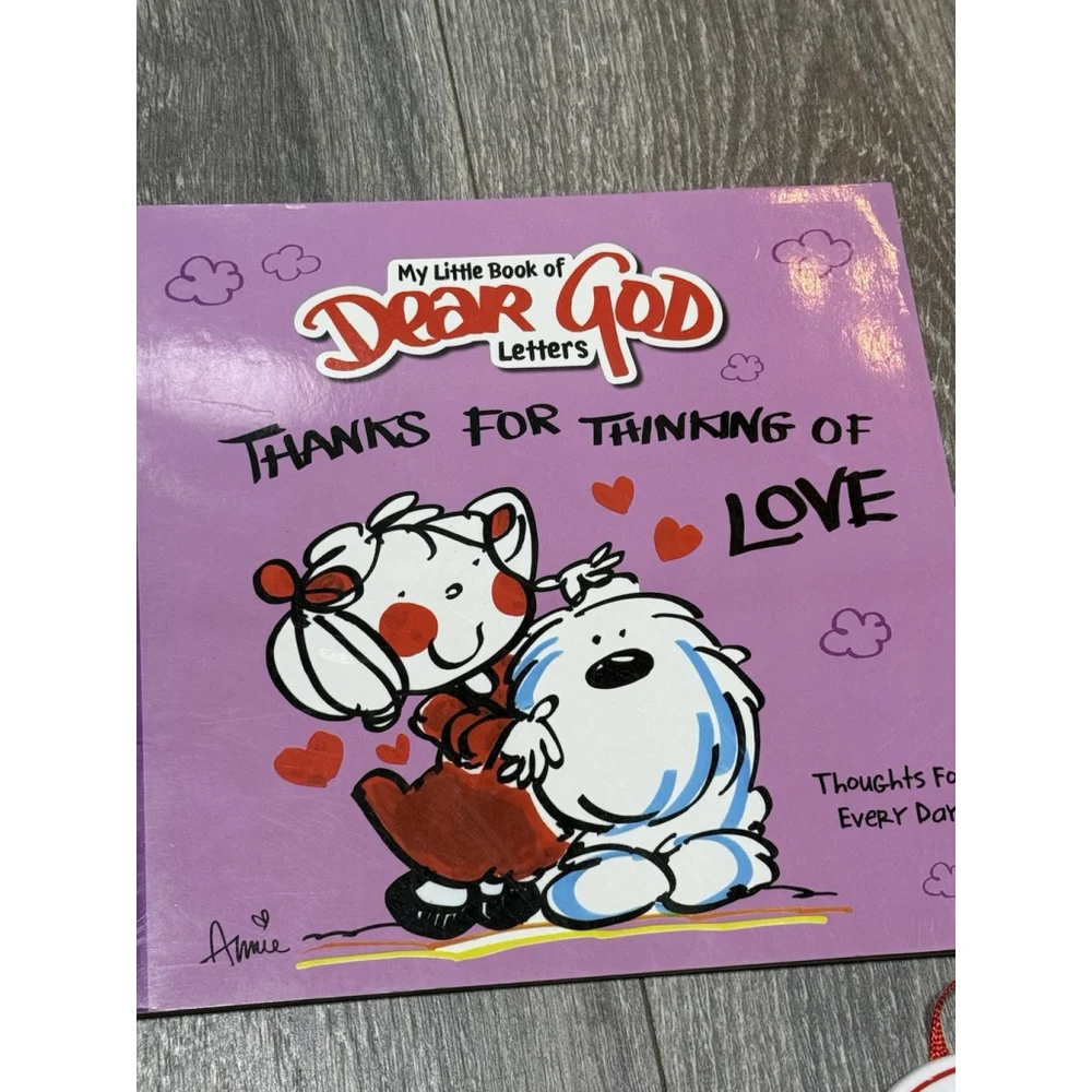 Dear God Kids Lot of 4 Books + Ornaments My Little Book Of Dear God Letters